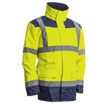 Coverguard - parka 4 / 1 kanata jaune hv / marine taille s 100% polyester