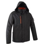 Coverguard - parka imperméable multipoches avec capuche yuzu en343 en14058 noir 3xl Coverguard - parka imperméable multipoches avec capuche yuzu en343 en14058 noir 3xl