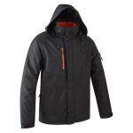 Coverguard - parka impermable multipoches avec capuche yuzu en343 en14058 noir s