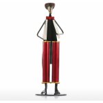 Cowboy band / drum playing music drum player sculpture en fer en m�tal technologie de peinture de cuisson ...