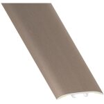 Cqfd - barre de seuil universel alu titanium 3. 8 x 83 cm