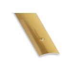 Barre de seuil � visser en acier laiton 3x93cm.