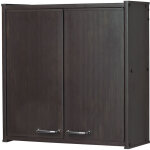 Meuble de salle de bains suspendu en pvc pour int�rieur / ext�rieur dim : 59 x 59 x 21 cm weng�