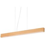Ideal lux - craft plafonnier suspendu à del intégré en bois, 3000k, non dimmable Ideal lux - craft plafonnier suspendu à del intégré en bois, 3000k, non dimmable