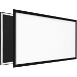 Cran de projection mophorn 110 pouces 16:9 4k hd cadre fixe pour home cin�ma et utilisation en ext�rieur ...