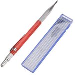 Crayon de soudeur avec 12 recharges de stries argent�es, marqueurs m�talliques pour crayons de soudage ...