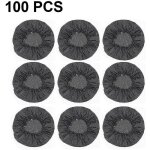 100 pices housse de casque extensible housses de casque jetables housses de casque non tisses coussinets ...