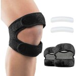 Lot de 2 sangles de soutien pour tendon rotulien, soulagement de la douleur au genou et sangle pour tendon ...