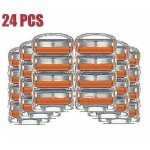 Crea - 24 packs of 5 blades for gillette fusion proglide power replacement razor kit