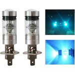 2x h1 100w samsung chip led drl fog light bulbs 8000k high power led bulbs car vehicle lighting accessories ...
