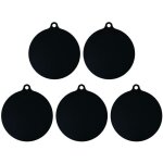 Crea 5 pack electric induction hob protector mat anti - slip mat , black - -