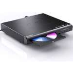 Dvd player for tv, hd dvd player with hdmi & av cable for projector, 1080p full hd cd player, disc player ...