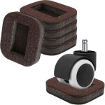 Crea - feutre meubles coussin chaise / lit roue bouchon, feutre fond roulette tasse