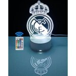 Lampe de chevet décorative armoiries de madrid lampe de table tactile football illusion d'optique 3d ... Lampe de chevet décorative armoiries de madrid lampe de table tactile football illusion d'optique 3d ...