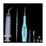 Outil d'extraction de pierre d'amygdale, lumi�re led, cure - oreille en acier inoxydable, irrigateur ...