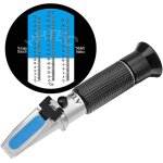 Crea rfractomtre 0 32 % kit d'outils de test de sucre de vin de bire  affichage numrique