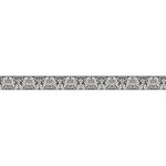 A. s. creations - frise papier peint style baroque friste tapisserie � motif noir et blanc frise murale ...