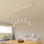 Creative cables - lampe suspendue � 6 gouttes avec rose - one xxl rectangulaire 675 mm compl�te avec ...