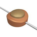 Creative cables - pdale de commande unipolaire creative switch cuivre satin