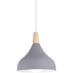 Crative simple suspension luminaire e27 clairage intrieur lustre suspension salon chambre - gris