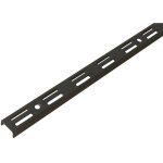 Cr�maill�re double perforation - d�cor : noir mat - longueur : 1000 mm - ral : 9005 element system