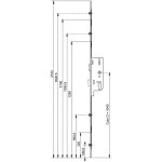 Crmone  larder europa axe 40mm 4 galets carr 7 longueur 2150mm - ferco - 6 - 33162 - 01 - 0 - 1