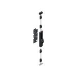 Tirard - crmone pompier omniia  levier noir ral 9005 sans tringle