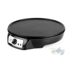 Cr�pi�re �lectrique appareil � cr�pes inox, cr�pes maker, cr�pes party, plaque de cuisson antiadh�sive ...