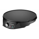 Cr�pi�re �lectrique techwood tcp - 126, diam�tre 30cm, 1200w, noire