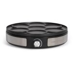 Crepiere rversible livoo dop247 - 1500w - plaque rversible : 1 x 33 ou 7 x 10 cm - antiadhsif - ...