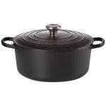 Le creuset cocotte ronde signature noir 5, 3l 26cm