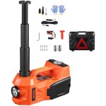 Cric electrique pour voitures 5 t, cric de levage reglable avec gonfleur integre, outil demonte - pneu ...