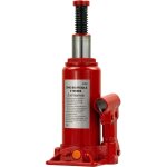 Cric hydraulique bouteille 5 tonnes rouge Cric hydraulique bouteille 5 tonnes rouge