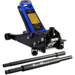 Cric hydraulique kraft m�ller professionnel 2. 25 tonnes, hauteur de levage 50cm, lev�e rapide gr�ce ...