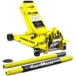 Cric hydraulique kraft mller professionnel 2. 25t, haut. de levage 49, 5cm, leve rapide avec systme ...