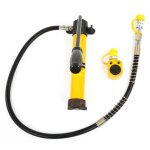 Crics hydrauliques portables de type divis� de 5 tonnes avec pompe hydraulique manuelle de 700 / 20 kg ...