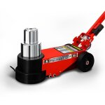 Cric hydropneumatique kraft muller, capacit 60t pour levage de camions, tracteurs, bus, roues polyurthane ...