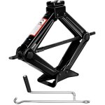 Cric in pantograph forbice idraulico sollevatore auto family pickup 2000kg nero