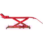 Cric de moto avec capacit de charge 453, 6 kg, plateforme hydraulique hauteur rglable 21, 8 - 78, 7 ...