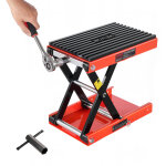 Cric de moto a ciseaux capacite de 544 kg, pont elevateur avec large plateau, leve - moto hauteur de ...