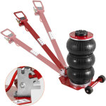 Cric pneumatique 3 tonnes plage 140 - 450 mm cric de levage pneumatique 0, 8 - 1, 0 mpa 3 coussins d'air ...