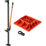 Cric tout - terrain 4x4 capacite de charge 3, 18 t, cric a cremaillere 152, 5 cm avec base, hi - lift ...