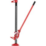 Costway - cric tout - terrain  cliquet 4x4 de 112 cm charge 3000kg, cric agricole robuste  levage elev ...