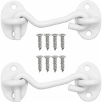 Crochet de (3inch) 2 pièces pour serrures porte de grange, salle de bain, fenêtre, porte coulissante, ... Crochet de (3inch) 2 pièces pour serrures porte de grange, salle de bain, fenêtre, porte coulissante, ...