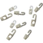 Crochets 4mm pour tendeur werka pro lot de 10 blanc