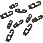 Crochets 4mm pour tendeur werka pro lot de 10 noir