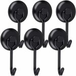 Crochet aimant puissant 14 kg 20d crochet magnetique frigo noir nodyme pivotants aimant crochet magntique ...
