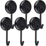 Crochet aimant puissant 14 kg 20d crochet magnetique frigo noir nodyme pivotants aimant crochet magntique ...