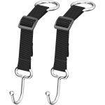 Crochets d'appui - tte de voiture, crochets de sige, mtal, durable, longueur rglable, multifonctionnel, ...