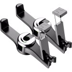 Crochet appuie tete voiture, 2 in 1 support sac voiture avec support de t�l�phone, universels accessoire ...